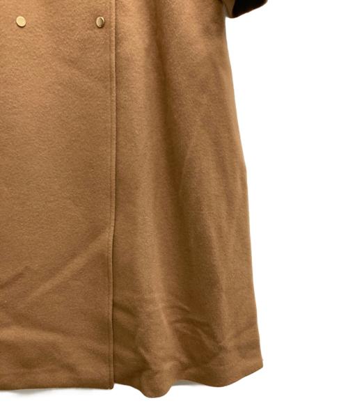 Ameri（アメリ）AMERI (アメリ) BELT FLARE LONG COAT ブラウン サイズ:Mの古着・服飾アイテム