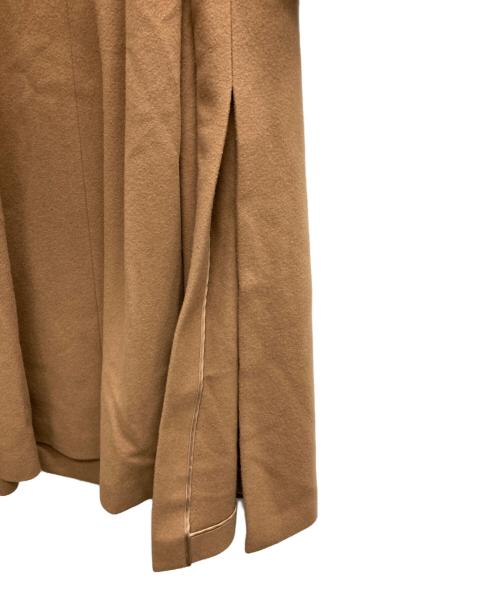 Ameri（アメリ）AMERI (アメリ) BELT FLARE LONG COAT ブラウン サイズ:Mの古着・服飾アイテム