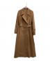AMERI（アメリ）の古着「BELT FLARE LONG COAT」｜ブラウン