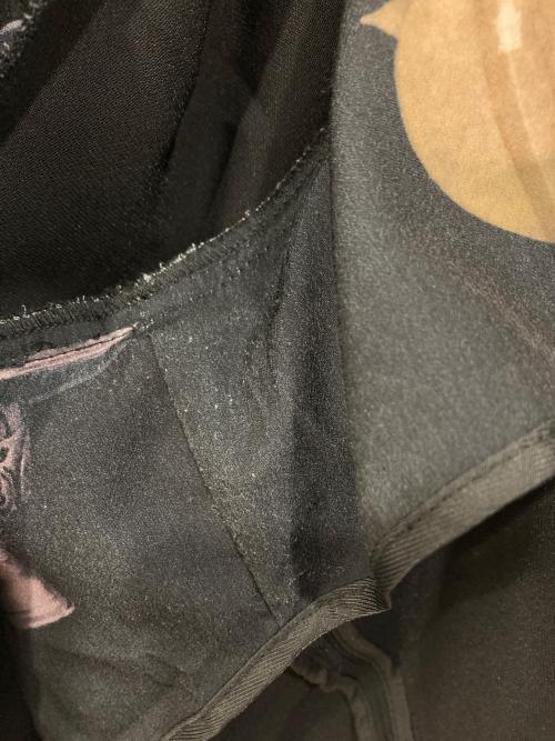 Ameri（アメリ）AMERI (アメリ) NOTCH PRINT LINING JACKET ブラック サイズ:Mの古着・服飾アイテム