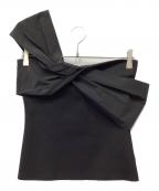 ORGUEオルグ）の古着「2way sholder docking tops」｜ブラック
