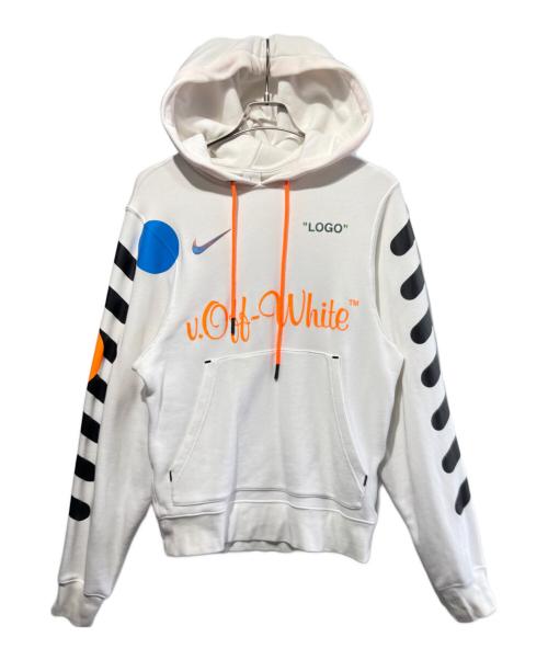 NIKE（ナイキ）NIKE (ナイキ) OFFWHITE (オフホワイト) MERCURIAL NRG OVERSIZED SWEAT HOODIE ホワイト サイズ:XSの古着・服飾アイテム