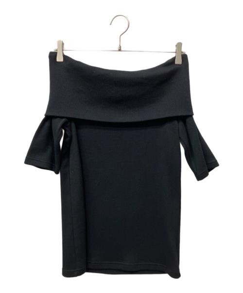 haunt（ハウント）haunt (ハウント) OFF SHOULDER TOPS ブラック サイズ:36の古着・服飾アイテム
