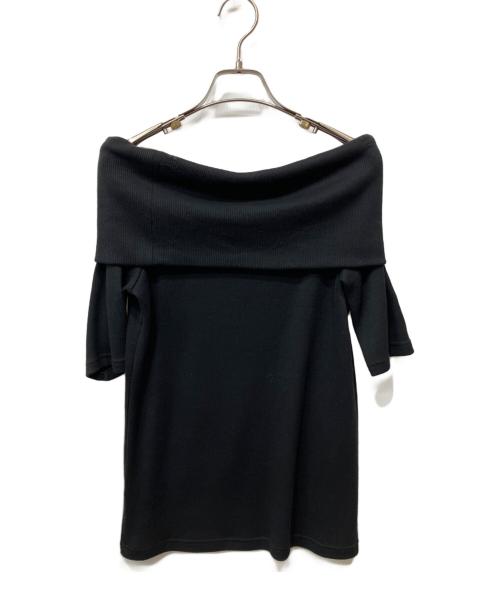 haunt（ハウント）haunt (ハウント) OFF SHOULDER TOPS ブラック サイズ:36の古着・服飾アイテム
