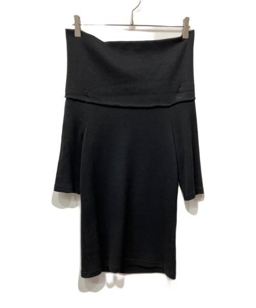 haunt（ハウント）haunt (ハウント) OFF SHOULDER TOPS ブラック サイズ:36の古着・服飾アイテム