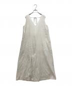ETRE TOKYOエトレトウキョウ）の古着「バックドレープテントオールインワン」｜ホワイト