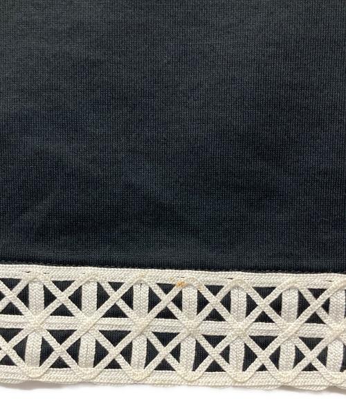 Christian Dior（クリスチャン ディオール）Christian Dior (クリスチャン ディオール) コードレース刺繍カットソー ネイビー サイズ:11の古着・服飾アイテム
