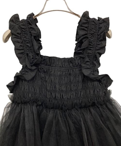 perna（ペルナ）perna (ペルナ) チュールギャザーキャミソール ブラック サイズ:Freeの古着・服飾アイテム