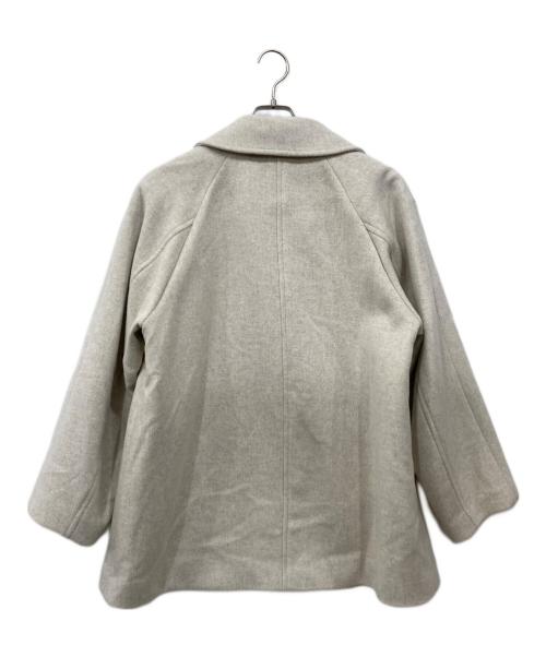1 OF MINE（ワンオブマイン）1 OF MINE (ワンオブマイン) Wピーコート アイボリー サイズ:38の古着・服飾アイテム