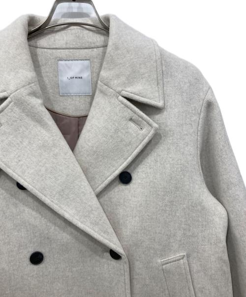 1 OF MINE（ワンオブマイン）1 OF MINE (ワンオブマイン) Wピーコート アイボリー サイズ:38の古着・服飾アイテム