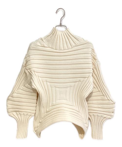 PLEATS PLEASE（プリーツプリーズ）PLEATS PLEASE (プリーツプリーズ) フロストニット  アイボリー サイズ:-の古着・服飾アイテム