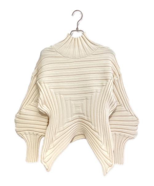 PLEATS PLEASE（プリーツプリーズ）PLEATS PLEASE (プリーツプリーズ) フロストニット  アイボリー サイズ:-の古着・服飾アイテム