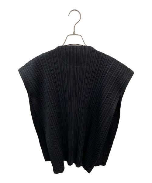 PLEATS PLEASE（プリーツプリーズ）PLEATS PLEASE (プリーツプリーズ) プリーツブラウス ブラック サイズ:Freeの古着・服飾アイテム
