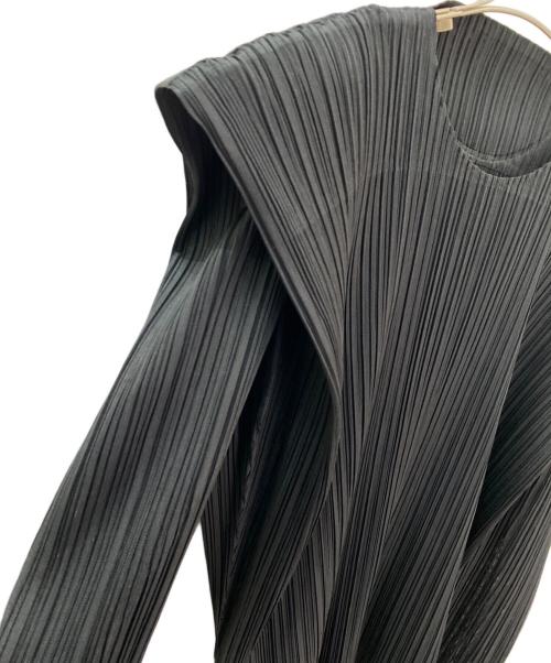 PLEATS PLEASE（プリーツプリーズ）PLEATS PLEASE (プリーツプリーズ) プリーツブラウス ブラック サイズ:Freeの古着・服飾アイテム