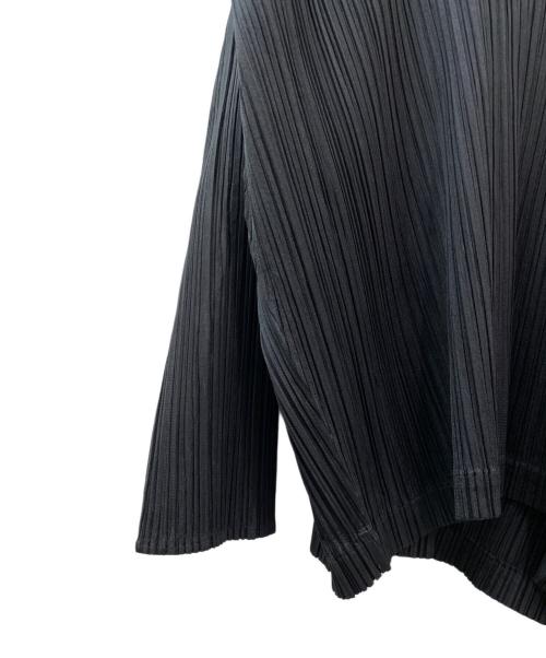 PLEATS PLEASE（プリーツプリーズ）PLEATS PLEASE (プリーツプリーズ) プリーツブラウス ブラック サイズ:Freeの古着・服飾アイテム