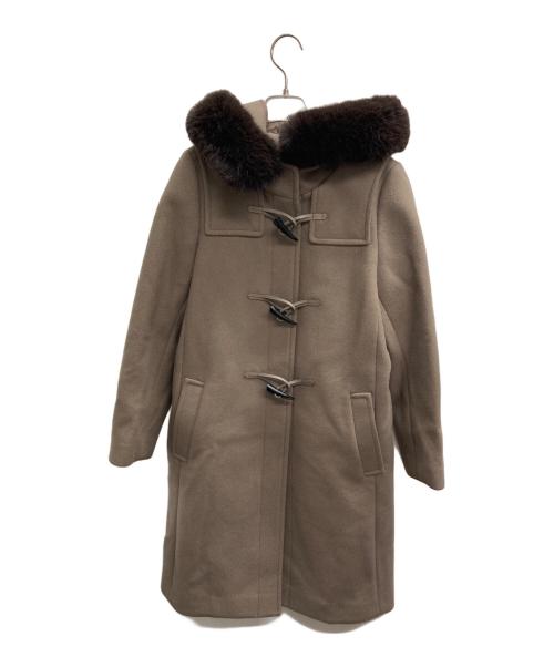 SHIPS（シップス）SHIPS (シップス) フェイクファーロングダッフルコート ブラウン サイズ:36の古着・服飾アイテム