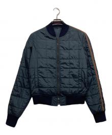 GUCCI（グッチ）の古着「シェリーラインMA-1ジャケット」｜ブラック