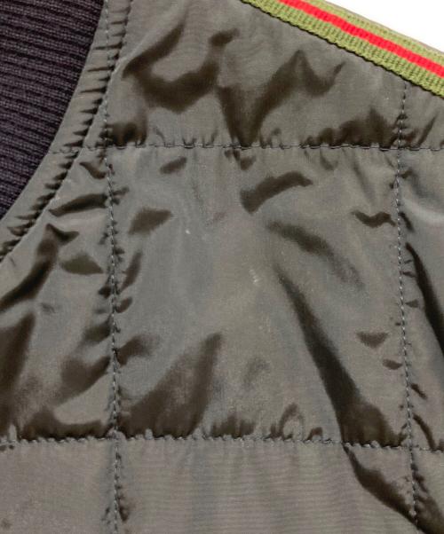 GUCCI（グッチ）GUCCI (グッチ) シェリーラインMA-1ジャケット ブラック サイズ:44の古着・服飾アイテム