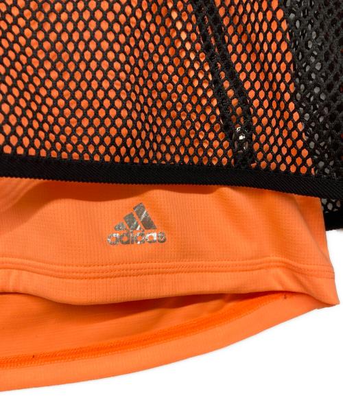 adidas（アディダス）adidas (アディダス) KOLOR (カラー) CLIMACHILL HOODY/クライマチル フーディー オレンジ サイズ:Oの古着・服飾アイテム