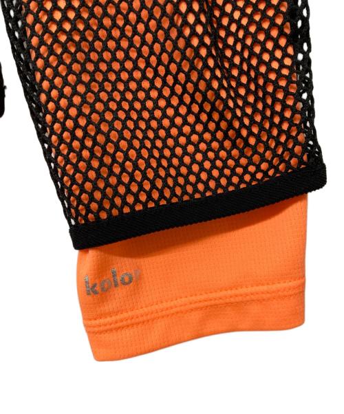 adidas（アディダス）adidas (アディダス) KOLOR (カラー) CLIMACHILL HOODY/クライマチル フーディー オレンジ サイズ:Oの古着・服飾アイテム