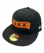 New Era×GOD SELECTION XXXニューエラ×ゴッドセレクショントリプルエックス）の古着「キャップ」｜ブラック