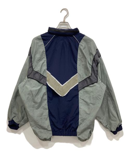 WEYEP（ウィエップ）WEYEP (ウィエップ) リメイクミリタリージャケット ネイビー×グレー サイズ:Mの古着・服飾アイテム