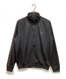 FRED PERRY（フレッドペリー）の古着「Contrast Tape Track Jacket」｜ブラック