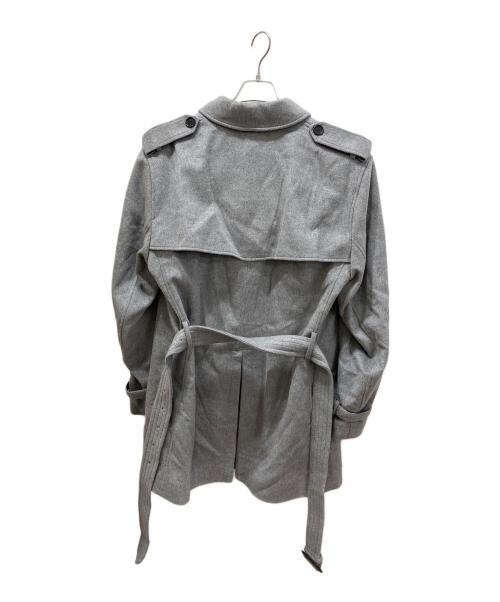 BURBERRY（バーバリー）BURBERRY (バーバリー) ウールトレンチコート グレー サイズ:52の古着・服飾アイテム