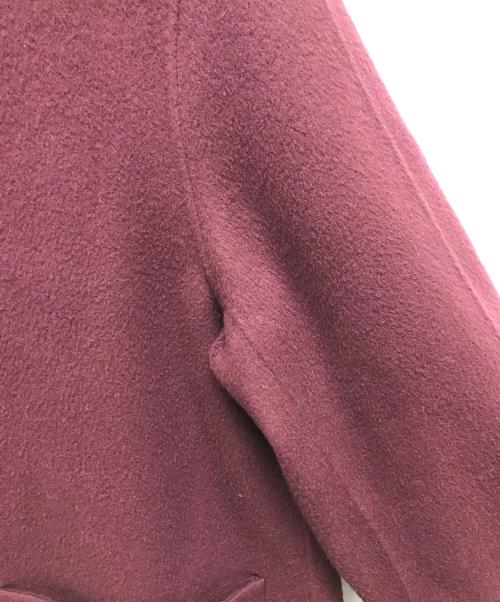 theory luxe（セオリーリュクス）theory luxe (セオリーリュクス) ストール付きカシミヤ混コート パープル サイズ:36の古着・服飾アイテム