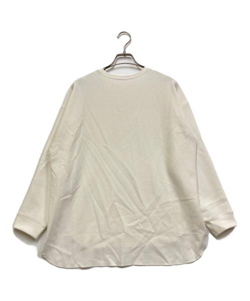 Whim Gazette（ウィムガゼット）Whim Gazette (ウィムガゼット) Vガゼットプルオーバー ホワイト サイズ:36の古着・服飾アイテム