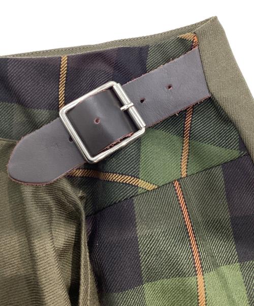 O'NEIL OF DUBLIN（オニールオブダブリン）O'NEIL OF DUBLIN (オニールオブダブリン) martinique (マルティニーク) 巻きスカート オリーブ サイズ:10の古着・服飾アイテム