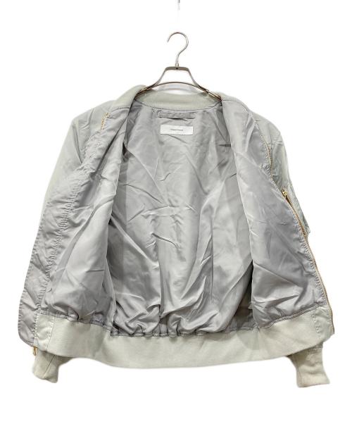 JOURNAL STANDARD（ジャーナルスタンダード）JOURNAL STANDARD (ジャーナルスタンダード) ダブルジップMA-1 グレー サイズ:Freeの古着・服飾アイテム