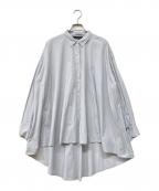 mizuiro-indミズイロインド）の古着「ワイドシャツ」｜グレー