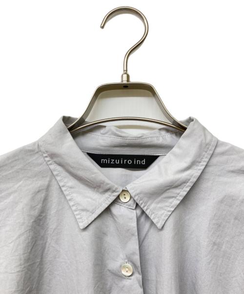 mizuiro-ind（ミズイロインド）mizuiro-ind (ミズイロインド) ワイドシャツ グレー サイズ:-の古着・服飾アイテム