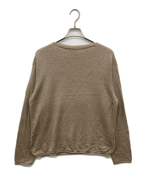 MAATEE&SONS（マーティーアンドサンズ）MAATEE&SONS (マーティーアンドサンズ) 別注カシミヤ/シルクボートネックニット ベージュ サイズ:3の古着・服飾アイテム