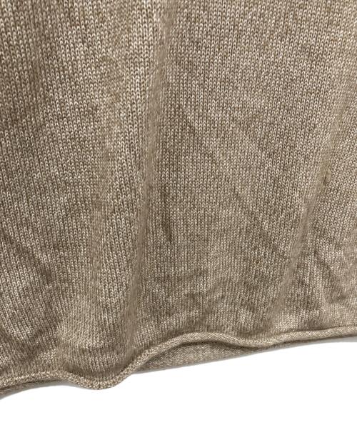 MAATEE&SONS（マーティーアンドサンズ）MAATEE&SONS (マーティーアンドサンズ) 別注カシミヤ/シルクボートネックニット ベージュ サイズ:3の古着・服飾アイテム