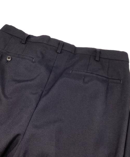 HEUGN（ユーゲン）HEUGN (ユーゲン) GEORGE ウールソリッド2Pテーパードパンツ ネイビー サイズ:3の古着・服飾アイテム