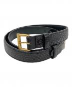 NICENESSナイスネス）の古着「レザーベルト」｜ブラック