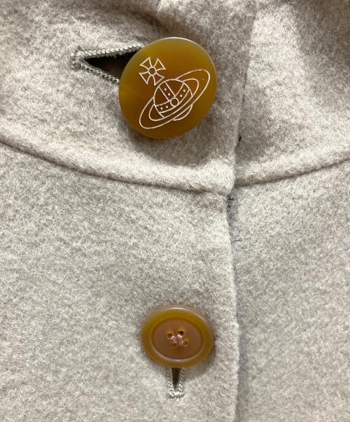 Vivienne Westwood RED LABEL（ヴィヴィアンウエストウッドレッドレーベル）Vivienne Westwood RED LABEL (ヴィヴィアンウエストウッドレッドレーベル) スタンドカラーコート ブラウン サイズ:00の古着・服飾アイテム
