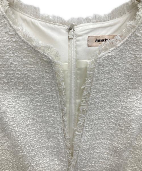 Apuweiser-riche（アプワイザーリッシェ）Apuweiser-riche (アプワイザーリッシェ) 前後2WAYブラウス×ミニジャンスカセット ホワイト サイズ:SIZE 1の古着・服飾アイテム