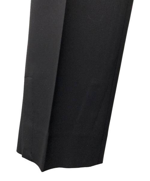 CINOH（チノ）CINOH (チノ) ダブルクロスサイドベンツパンツ ブラック サイズ:36の古着・服飾アイテム