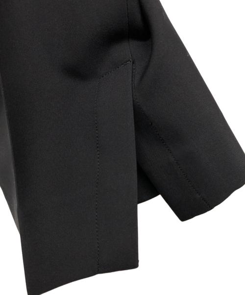 CINOH（チノ）CINOH (チノ) ダブルクロスサイドベンツパンツ ブラック サイズ:36の古着・服飾アイテム