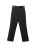 CINOH（チノ）の古着「ダブルクロスサイドベンツパンツ」｜ブラック