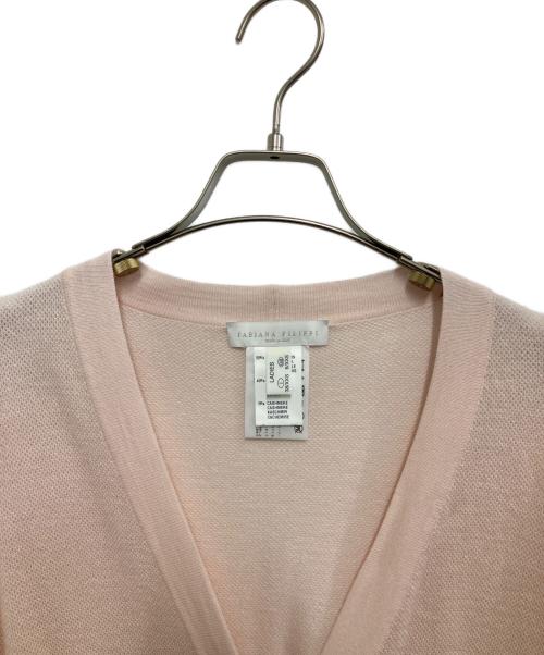 Fabiana Filippi（ファビアナフィリッピ）fabiana filippi (ファビアナフィリッピ) ロングカーディガン ピンク サイズ:XXSの古着・服飾アイテム