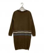 Fabiana Filippiファビアナフィリッピ）の古着「ニットワンピース」｜ブラウン