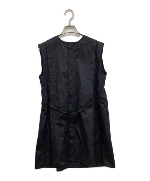 YOKO CHAN（ヨーコチャン）YOKO CHAN (ヨーコチャン) ノースリーブブラウス ネイビー サイズ:Freeの古着・服飾アイテム