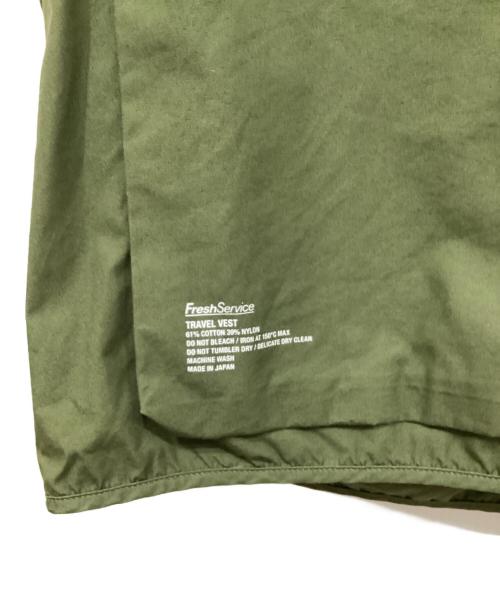 FreshService（フレッシュサービス）FreshService (フレッシュサービス) TRAVEL VEST カーキ サイズ:表記なしの古着・服飾アイテム