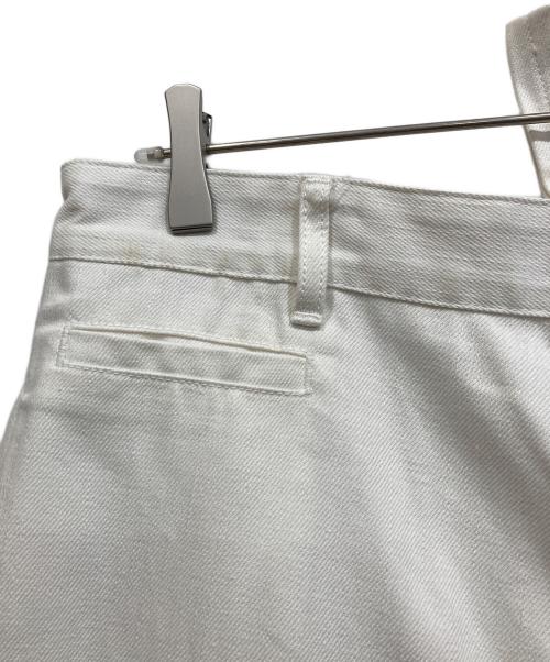 STUDIO NICHOLSON（スタジオ ニコルソン）STUDIO NICHOLSON (スタジオ ニコルソン) PYAD SELVEDGE DENIM ホワイト サイズ:Mの古着・服飾アイテム