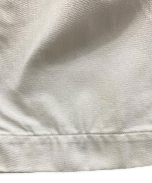 STUDIO NICHOLSON（スタジオ ニコルソン）STUDIO NICHOLSON (スタジオ ニコルソン) PYAD SELVEDGE DENIM ホワイト サイズ:Mの古着・服飾アイテム