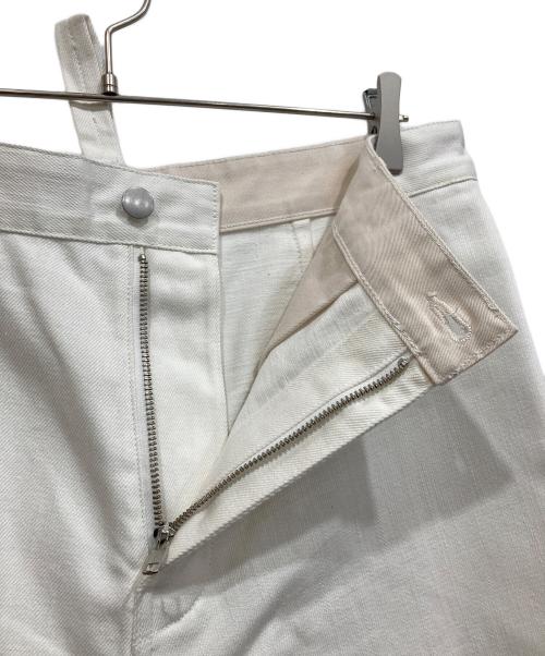 STUDIO NICHOLSON（スタジオ ニコルソン）STUDIO NICHOLSON (スタジオ ニコルソン) PYAD SELVEDGE DENIM ホワイト サイズ:Mの古着・服飾アイテム
